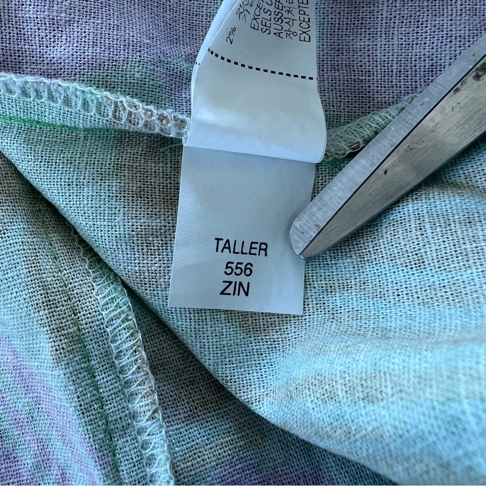 Zara Maxi Skirt Cover Up Tropical Print Linen Blend Womens Size XS NWT - Picture 8 of 11